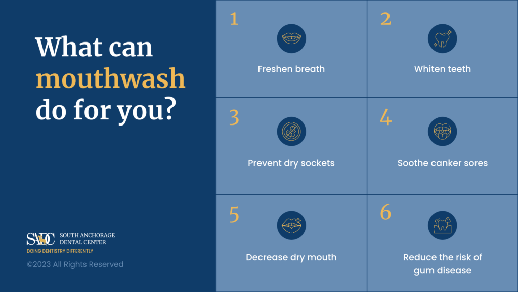 what can mouthwash do for you infographic